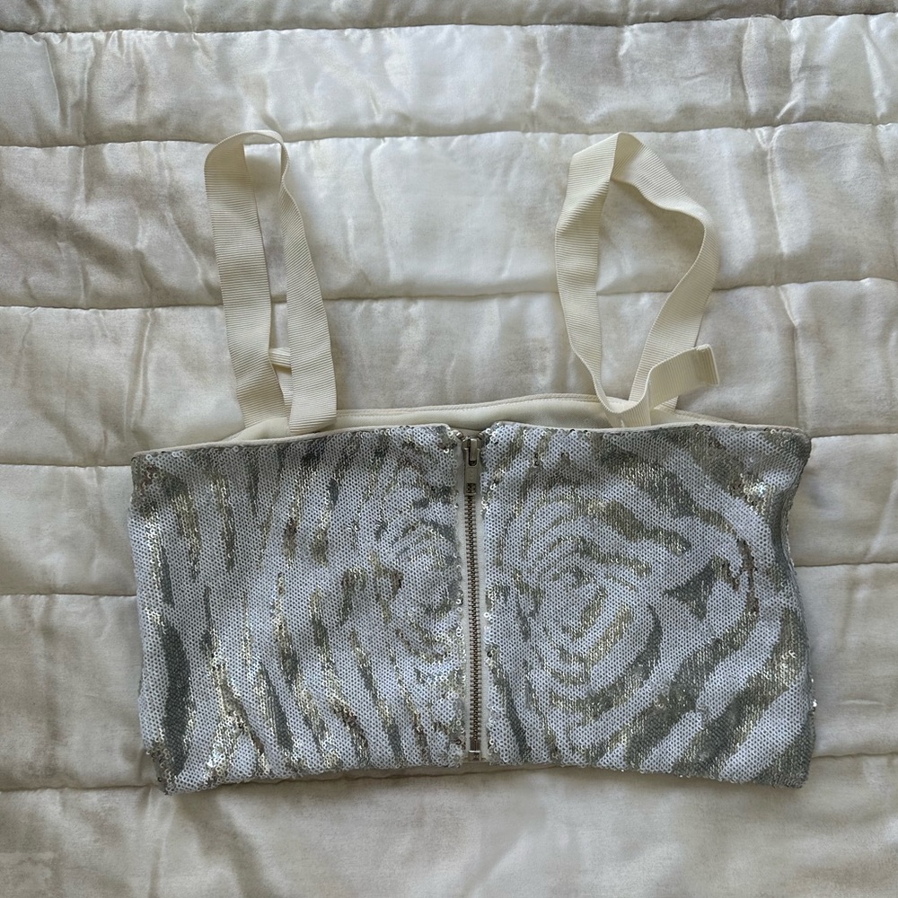NBD Zebra Sequin Top - Picture 7 of 11